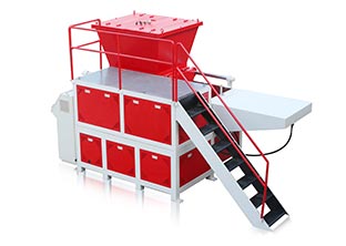 生活垃圾撕碎機，單軸撕碎機，軟料撕碎機